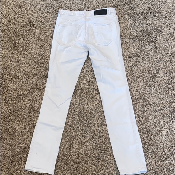Calvin Klein white slim straight jeans - Picture 3 of 4